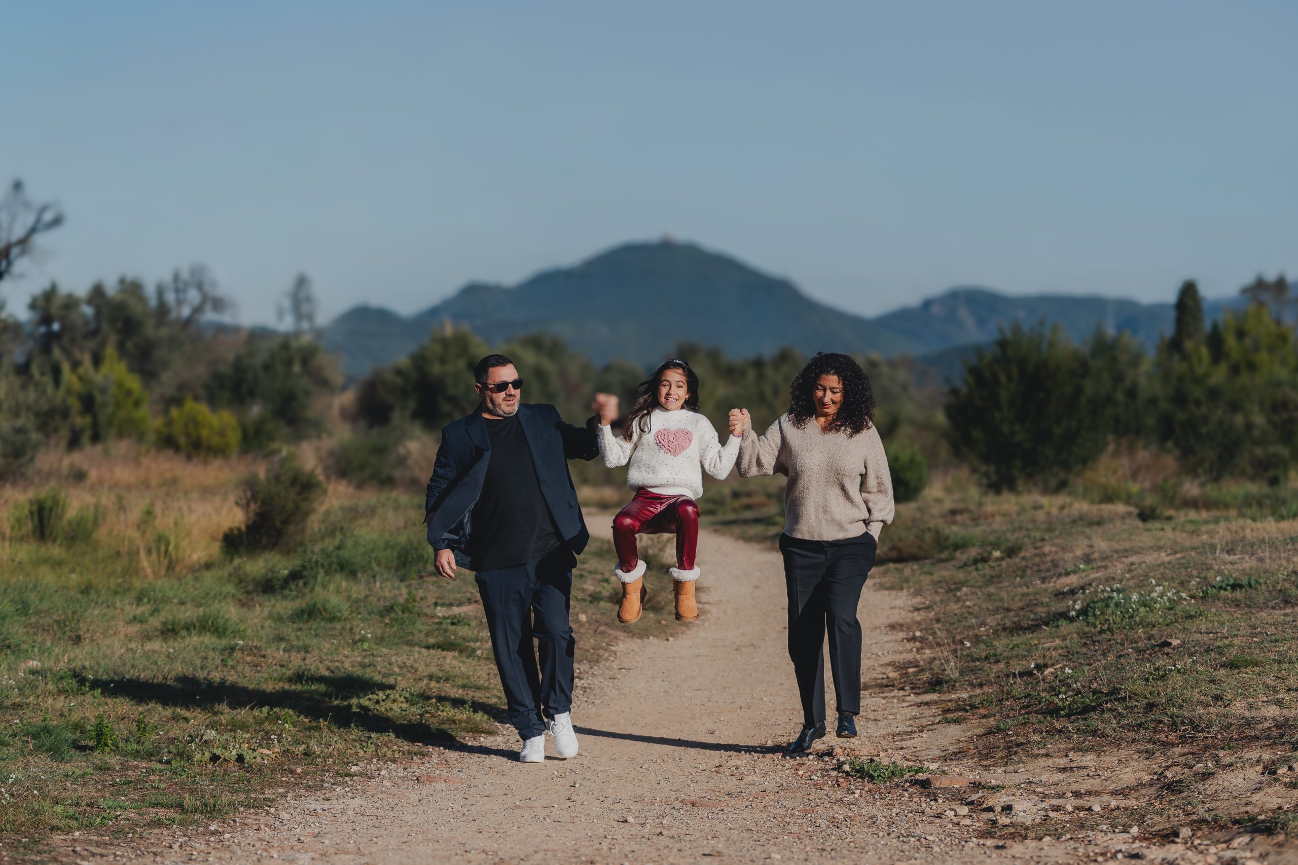 sesion de fotos familiar en la salut sabadell
