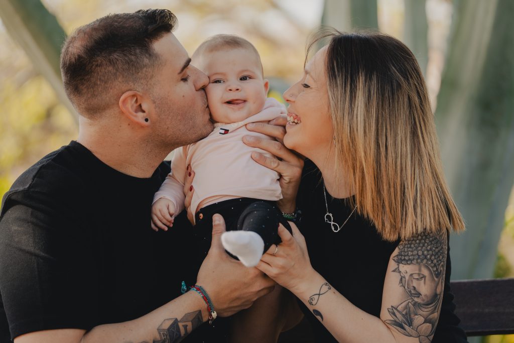 sesion de fotos familiar en parque torreblanca