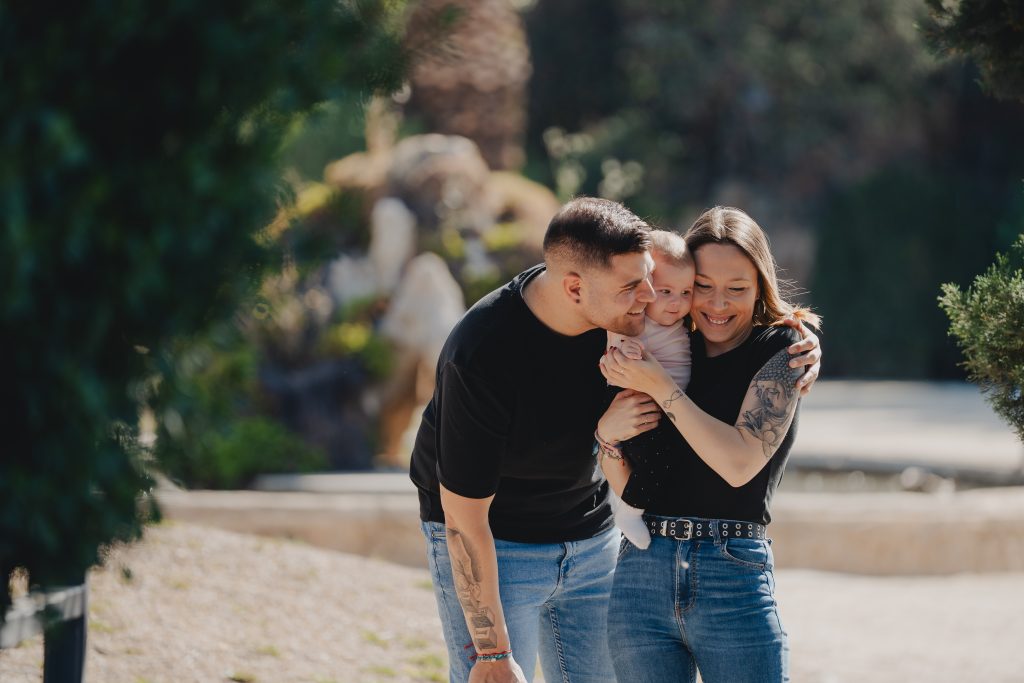 sesion familiar con bebe parque torreblanca